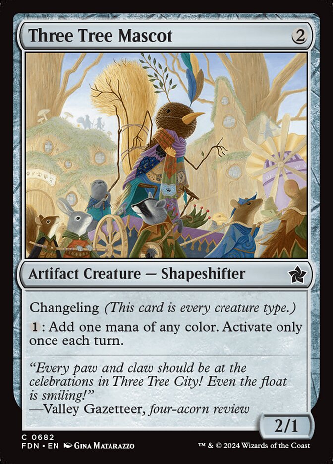 Three Tree Mascot – Common Magic: The Gathering card from Foundations (#682)