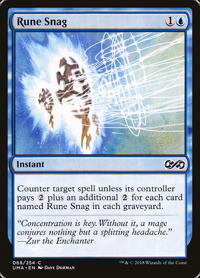 Rune Snag – Common Magic: The Gathering card from Ultimate Masters (#68)