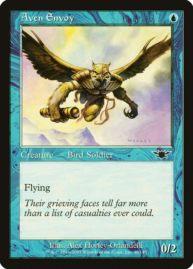 Aven Envoy – Common Magic: The Gathering card from Legions (#30)
