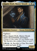 Alquist Proft, Master Sleuth – Mythic Magic: The Gathering card from Murders at Karlov Manor (#185)