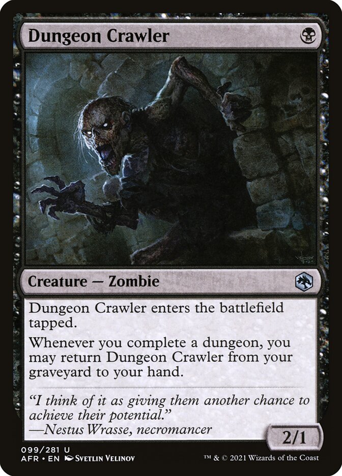 Dungeon Crawler – Uncommon Magic: The Gathering card from Adventures in the Forgotten Realms (#99)
