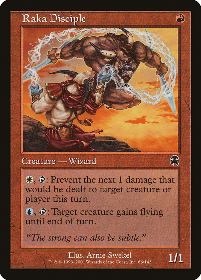 Raka Disciple – Common Magic: The Gathering card from Apocalypse (#66)