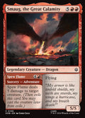 Smaug, the Great Calamity // Spew Flame – Common Magic: The Gathering card from The Hobbit (#109)