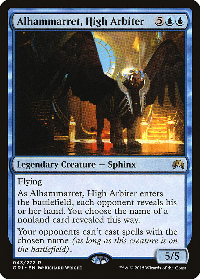 Alhammarret, High Arbiter – Rare Magic: The Gathering card from Magic Origins (#43)