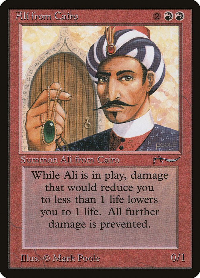 Ali from Cairo – Rare Magic: The Gathering card from Arabian Nights (#36)
