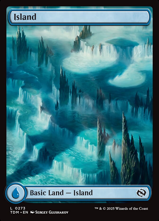 Island – Common Magic: The Gathering card from Tarkir: Dragonstorm (#273)