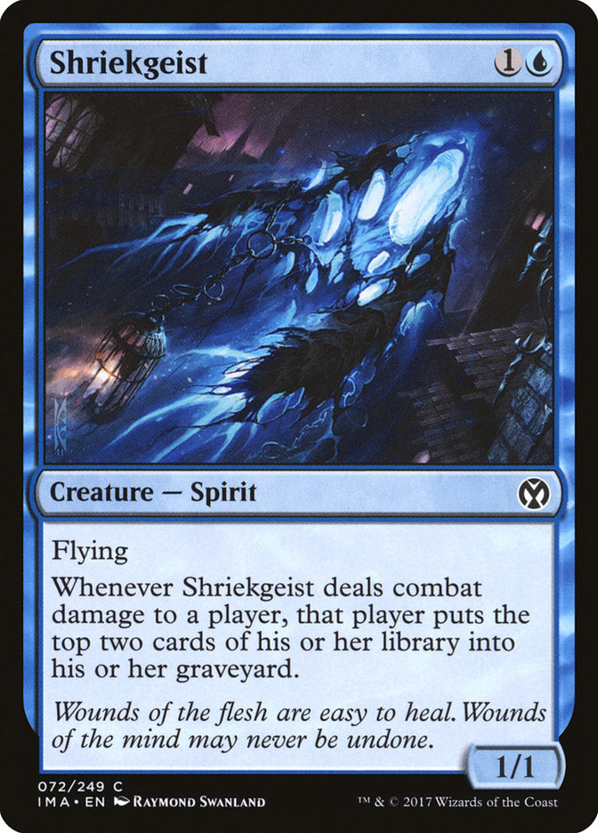 Shriekgeist – Common Magic: The Gathering card from Iconic Masters (#72)