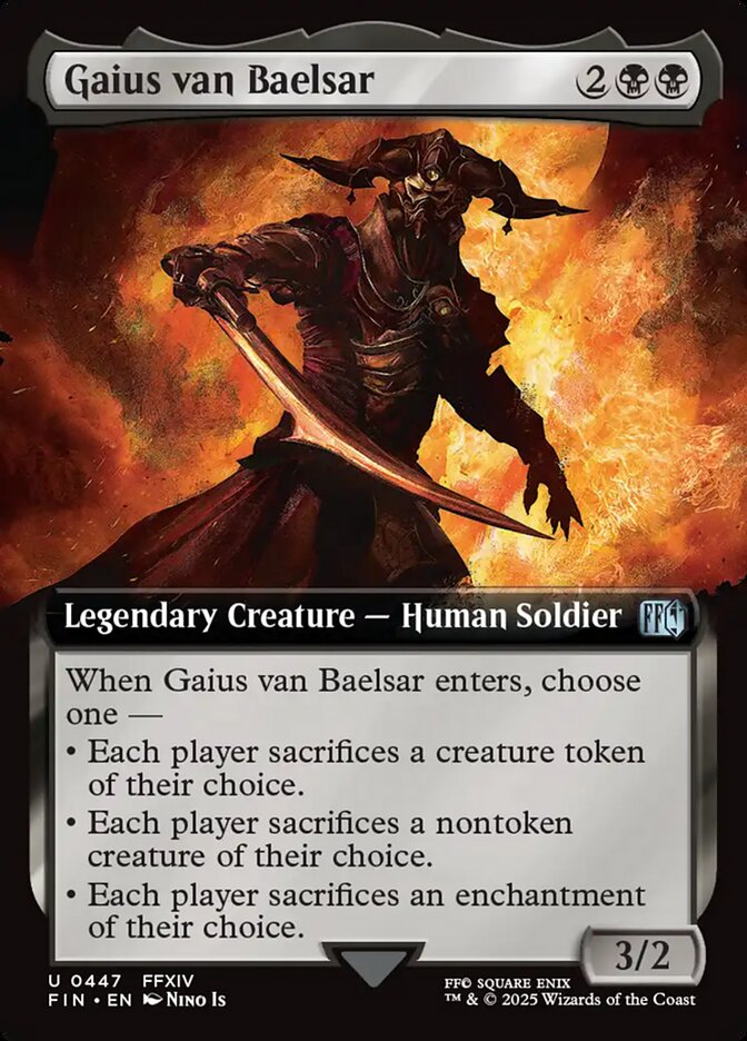 Gaius van Baelsar – Uncommon Magic: The Gathering card from Final Fantasy (#447)