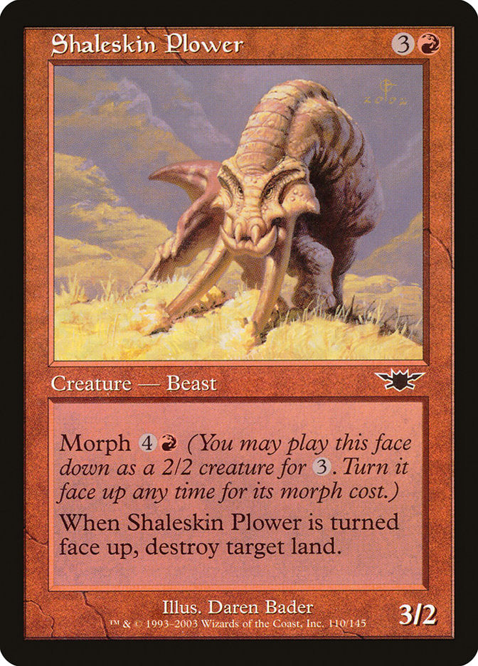 Shaleskin Plower – Common Magic: The Gathering card from Legions (#110)