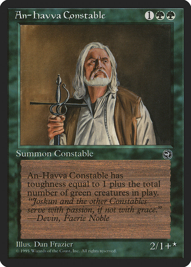 An-Havva Constable – Rare Magic: The Gathering card from Homelands (#81)