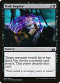 Dark Inquiry – Common Magic: The Gathering card from Rivals of Ixalan (#65)