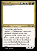 Anax and Cymede & Kynaios and Tiro – Rare Magic: The Gathering card from Unknown Event (#RZ01a)