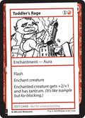 Toddler's Rage – Rare Magic: The Gathering card from Mystery Booster 2 (#568)