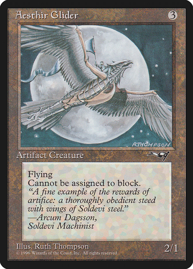 Aesthir Glider – Common Magic: The Gathering card from Alliances (#116b)