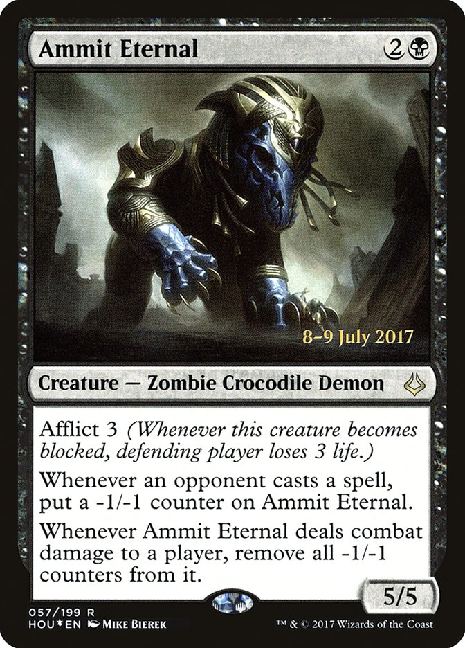 Ammit Eternal – Rare Magic: The Gathering card from Hour of Devastation Promos (#57s)