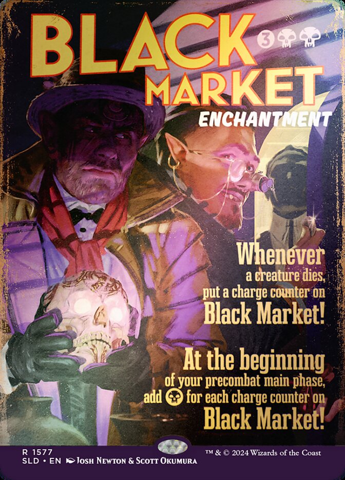 Black Market – Rare Magic: The Gathering card from Secret Lair Drop (#1577★)