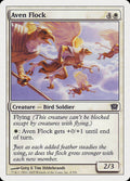 Aven Flock – Common Magic: The Gathering card from Ninth Edition (#4)
