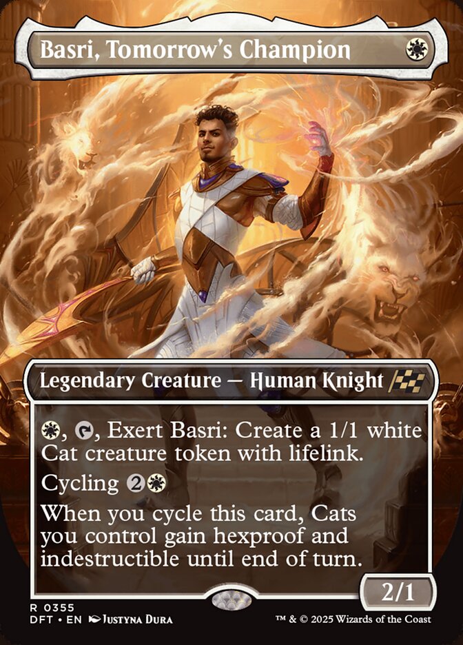 Basri, Tomorrow's Champion – Rare Magic: The Gathering card from Aetherdrift (#355)