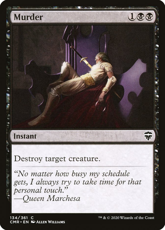 Murder – Common Magic: The Gathering card from Commander Legends (#134)