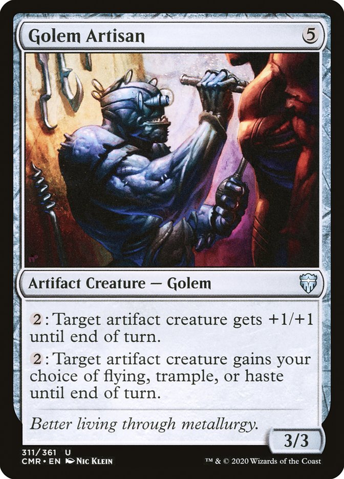 Golem Artisan – Uncommon Magic: The Gathering card from Commander Legends (#311)