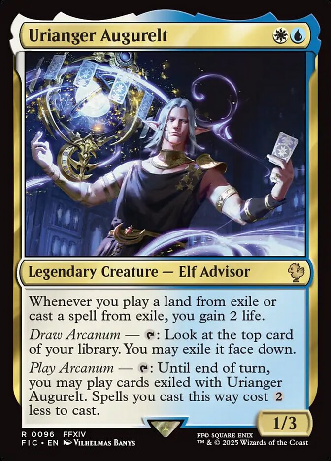 Urianger Augurelt – Rare Magic: The Gathering card from Final Fantasy Commander (#96)