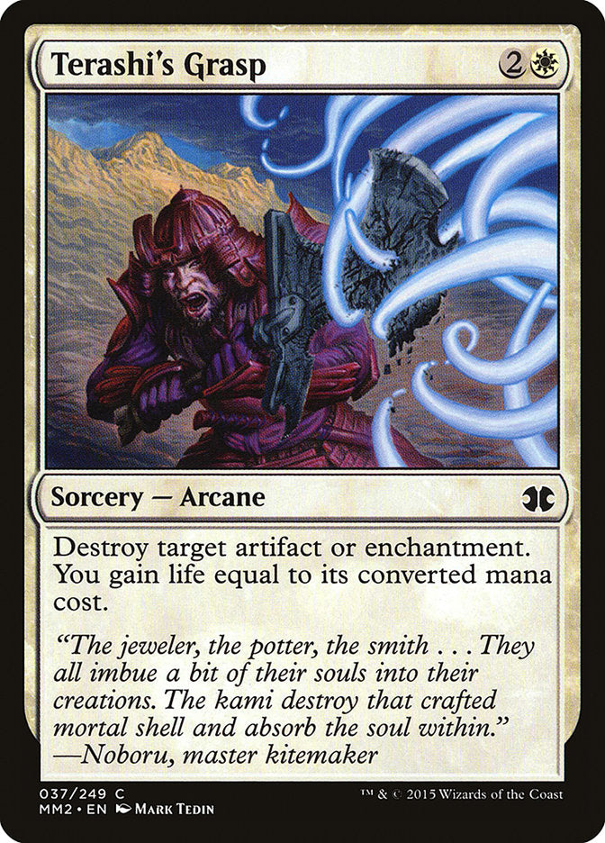 Terashi's Grasp – Common Magic: The Gathering card from Modern Masters 2015 (#37)