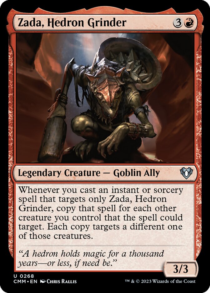 Zada, Hedron Grinder – Uncommon Magic: The Gathering card from Commander Masters (#268)