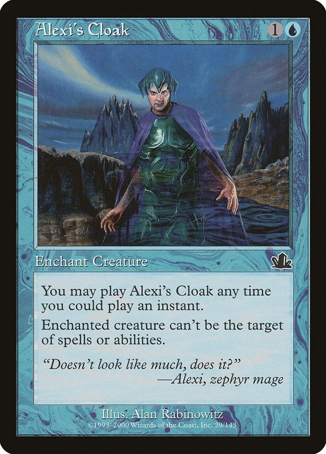Alexi's Cloak – Common Magic: The Gathering card from Prophecy (#29)