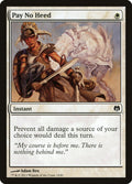 Pay No Heed – Common Magic: The Gathering card from Duel Decks: Heroes vs. Monsters (#19)