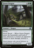 Green Dragon – Uncommon Magic: The Gathering card from Adventures in the Forgotten Realms (#186)
