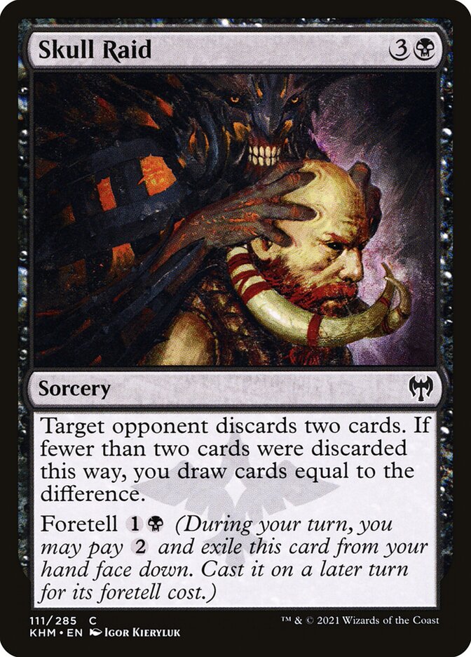 Skull Raid – Common Magic: The Gathering card from Kaldheim (#111)