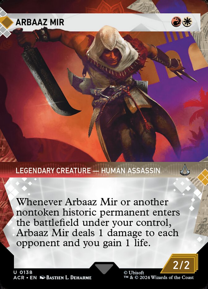 Arbaaz Mir – Uncommon Magic: The Gathering card from Assassin's Creed (#138)