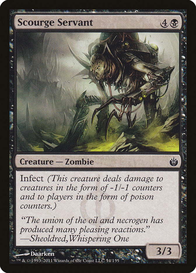 Scourge Servant – Common Magic: The Gathering card from Mirrodin Besieged (#54)