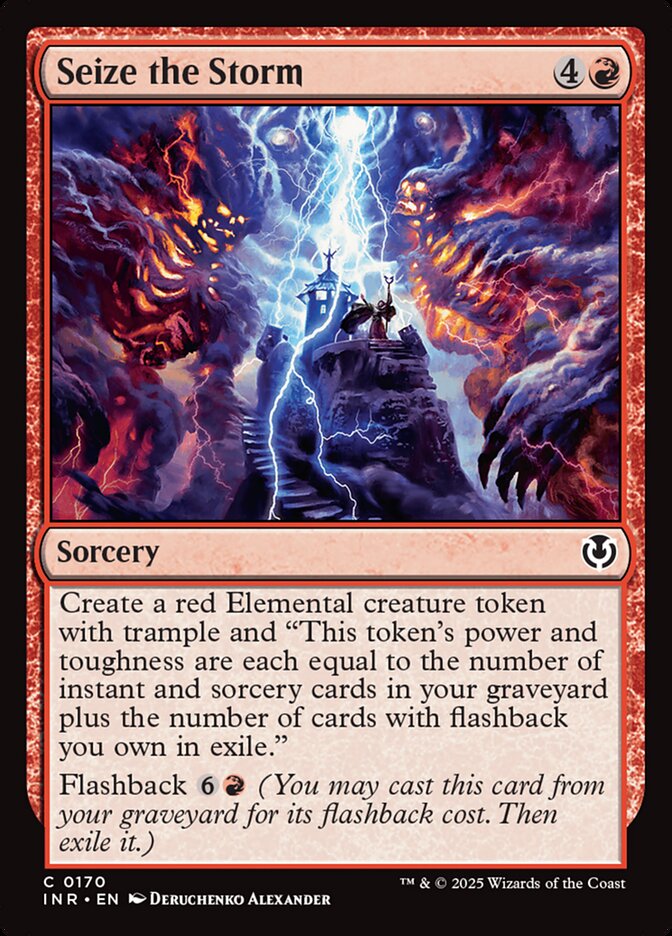 Seize the Storm – Common Magic: The Gathering card from Innistrad Remastered (#170)