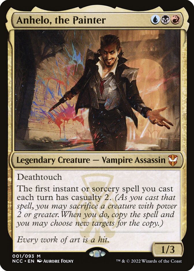 Anhelo, the Painter – Mythic Magic: The Gathering card from New Capenna Commander (#1)