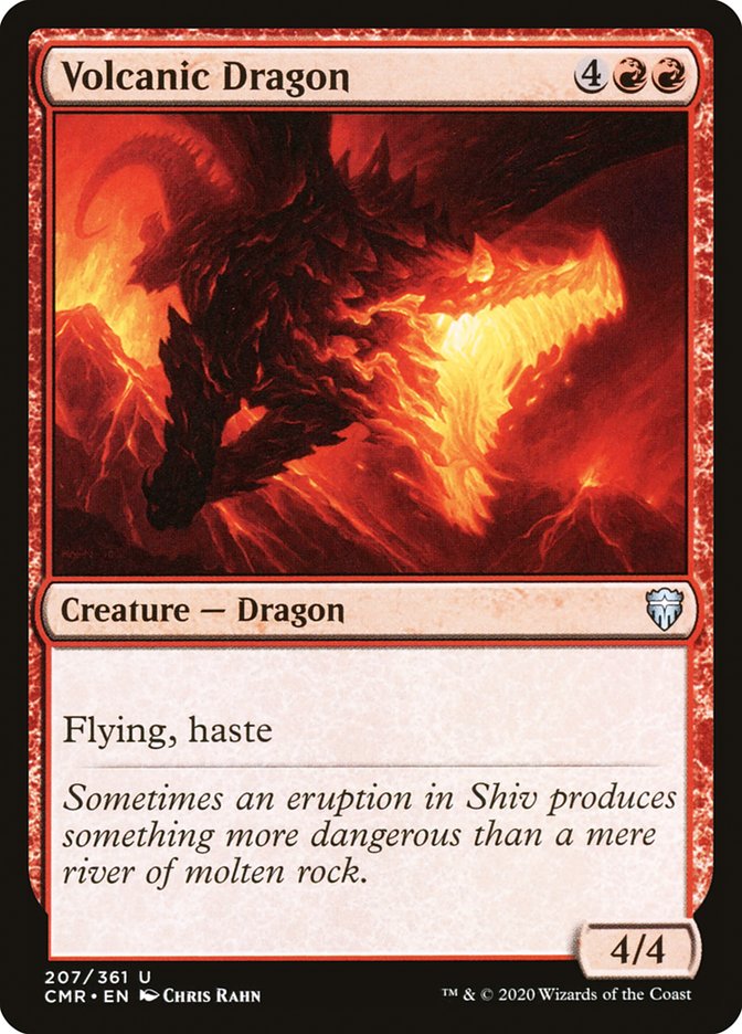 Volcanic Dragon – Uncommon Magic: The Gathering card from Commander Legends (#207)