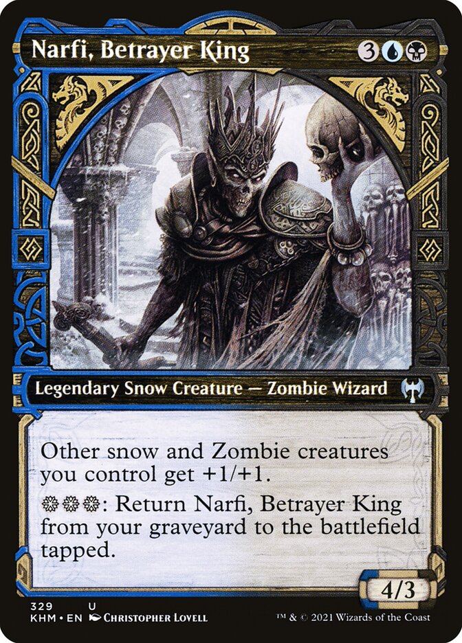 Narfi, Betrayer King – Uncommon Magic: The Gathering card from Kaldheim (#329)