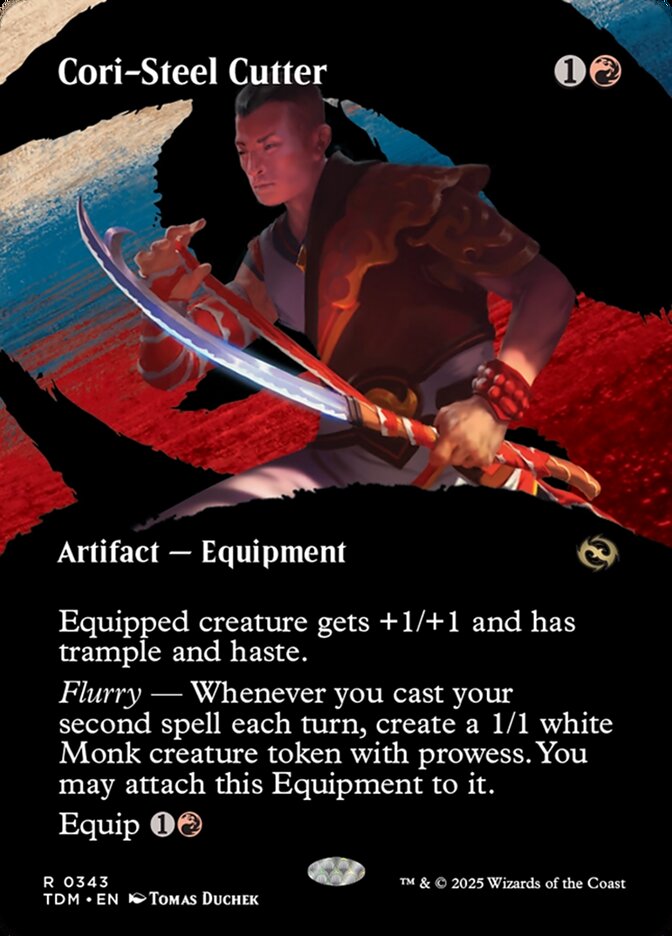 Cori-Steel Cutter – Rare Magic: The Gathering card from Tarkir: Dragonstorm (#343)