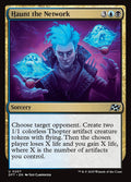 Haunt the Network – Uncommon Magic: The Gathering card from Aetherdrift (#207)