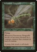 Venomous Dragonfly – Common Magic: The Gathering card from Mercadian Masques (#282)