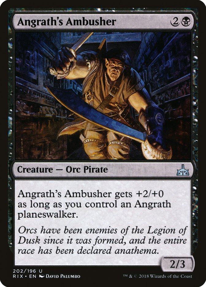 Angrath's Ambusher – Uncommon Magic: The Gathering card from Rivals of Ixalan (#202)