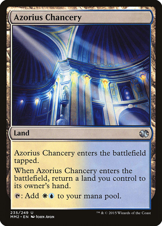 Azorius Chancery – Uncommon Magic: The Gathering card from Modern Masters 2015 (#235)
