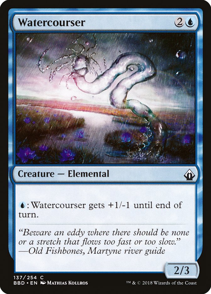 Watercourser – Common Magic: The Gathering card from Battlebond (#137)