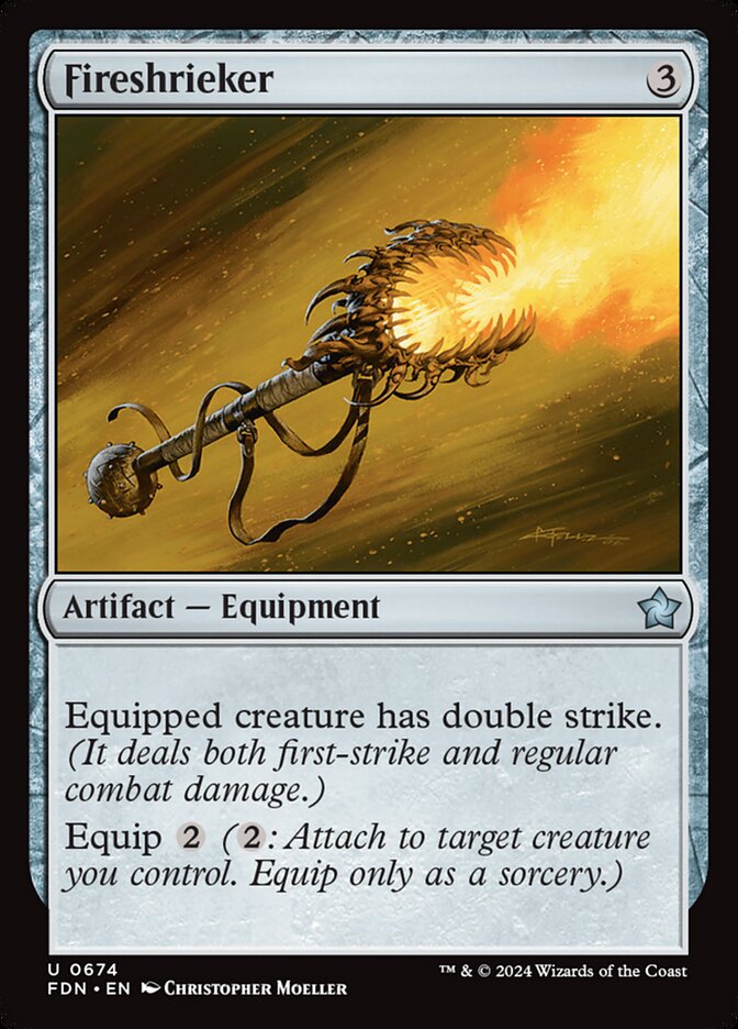 Fireshrieker – Uncommon Magic: The Gathering card from Foundations (#674)