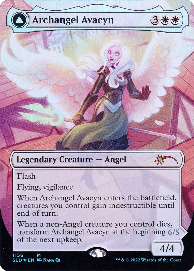 Archangel Avacyn // Avacyn, the Purifier – Mythic Magic: The Gathering card from Secret Lair Drop (#1156)