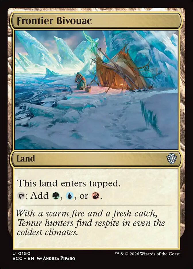 Frontier Bivouac – Uncommon Magic: The Gathering card from Lorwyn Eclipsed Commander (#150)