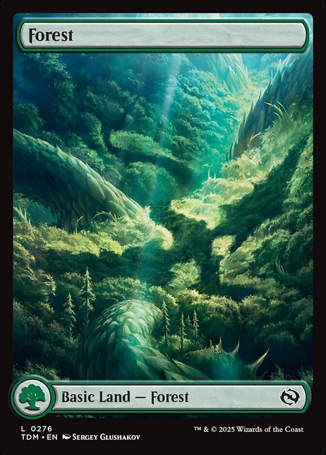 Forest – Common Magic: The Gathering card from Tarkir: Dragonstorm (#276)