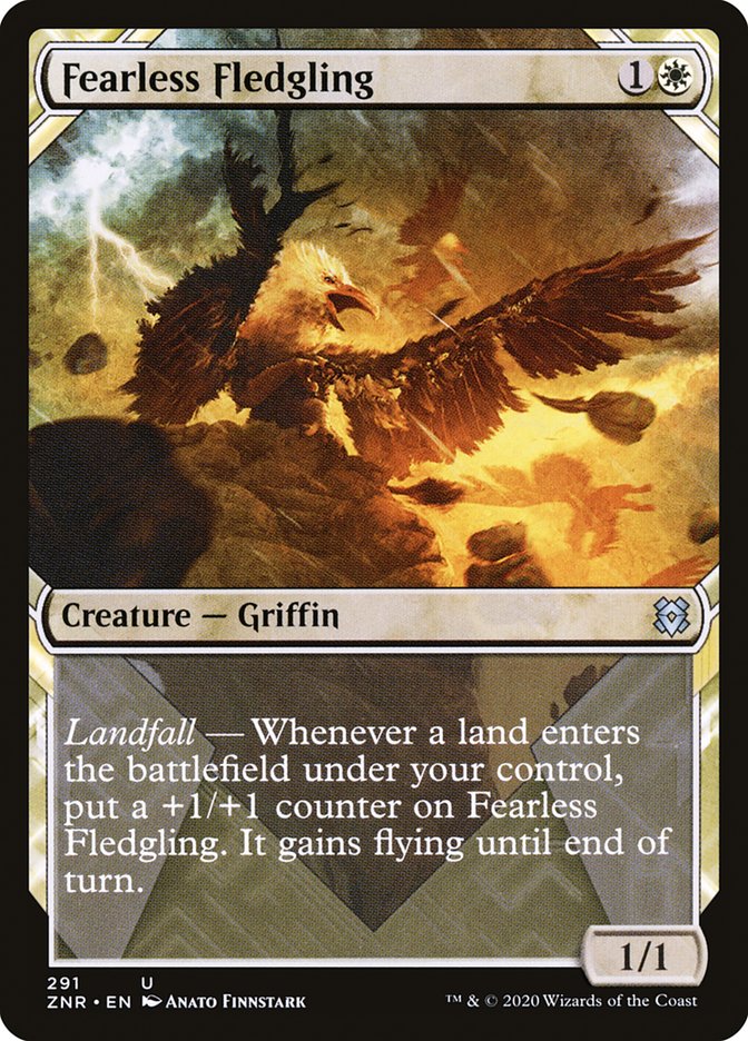 Fearless Fledgling – Uncommon Magic: The Gathering card from Zendikar Rising (#291)