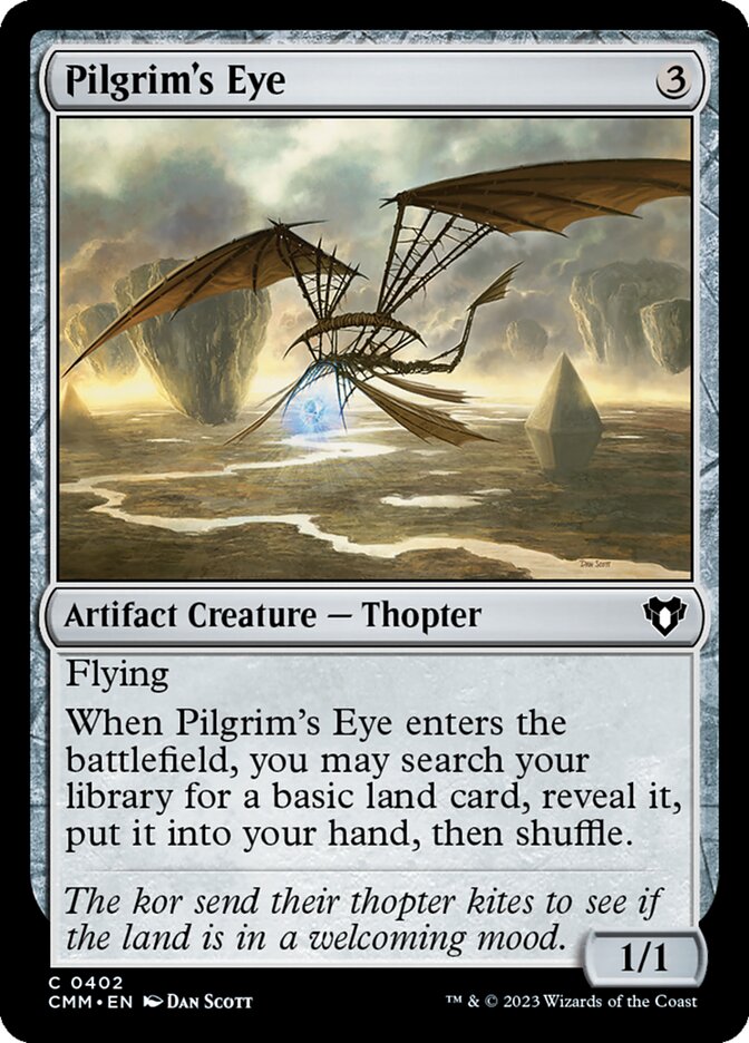 Pilgrim's Eye – Common Magic: The Gathering card from Commander Masters (#402)