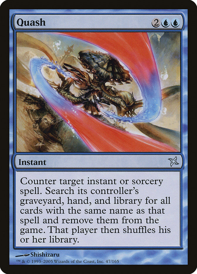 Quash – Uncommon Magic: The Gathering card from Betrayers of Kamigawa (#47)